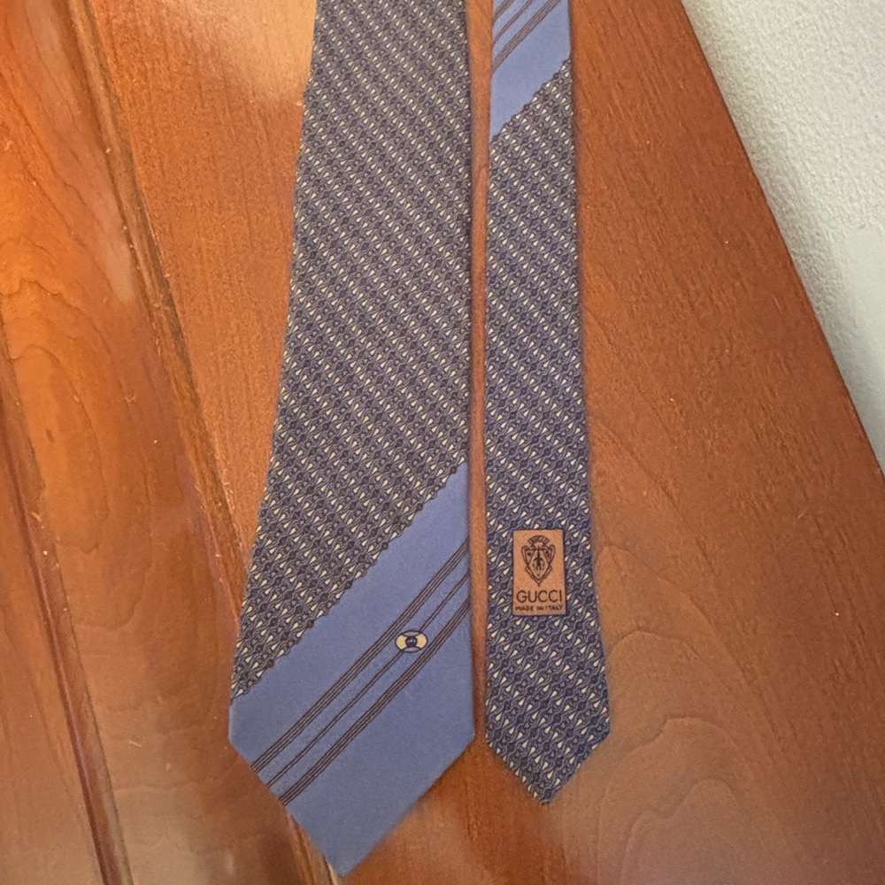 Vintage Gucci Accessories Collection Silk Tie Made in Italy - Picture 12 of 15